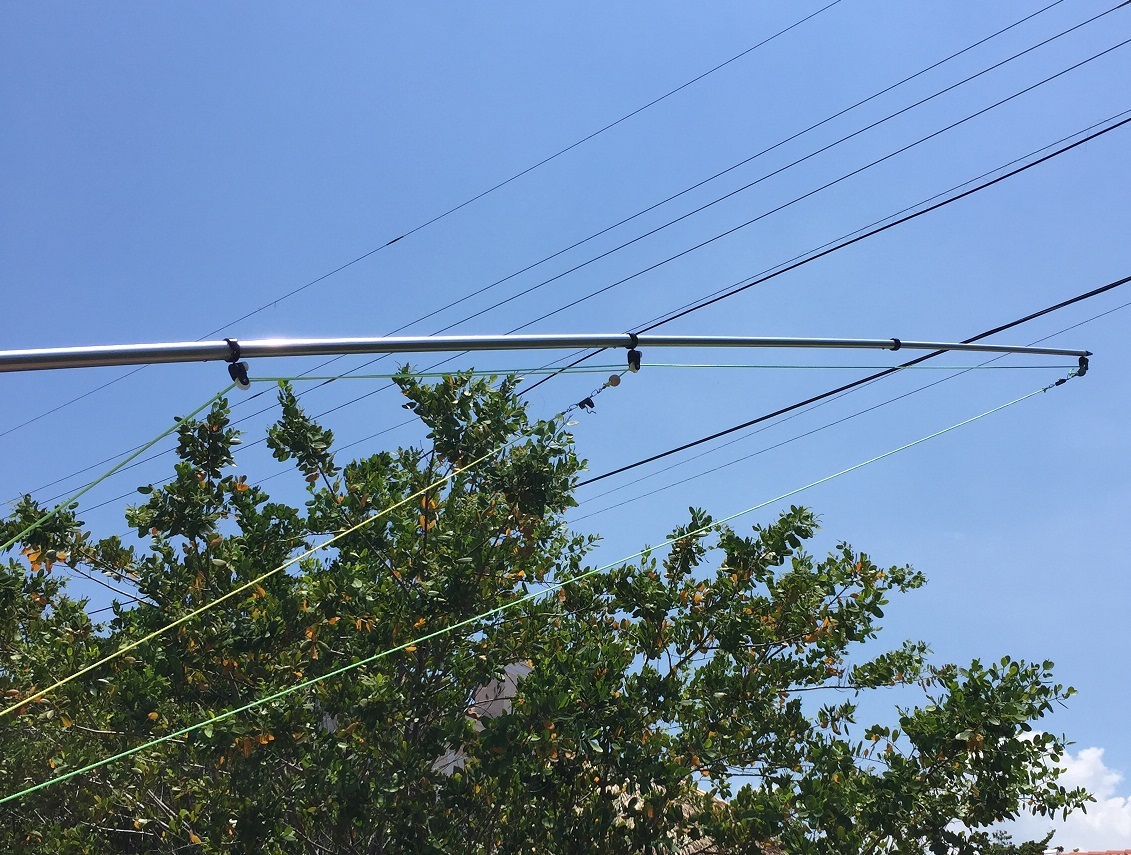 Double roller line guides